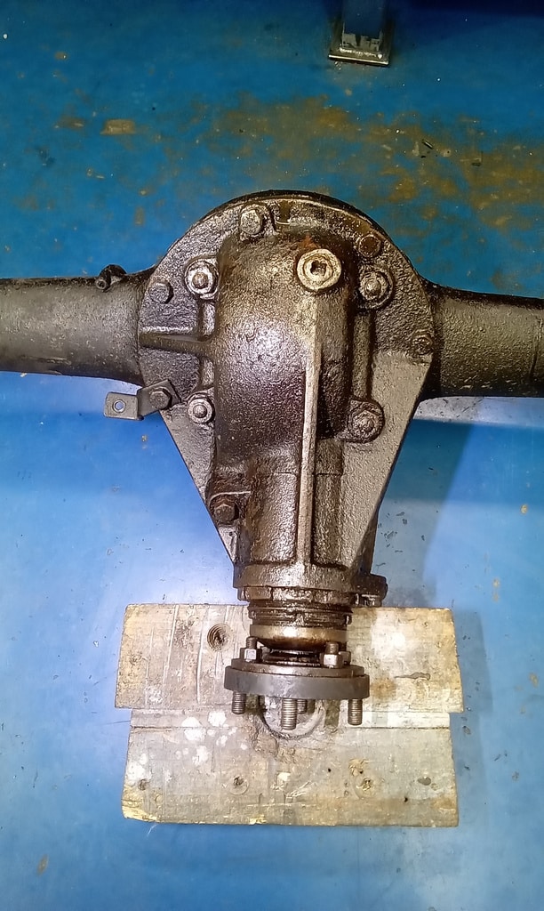 120626 1936 Fraser Nash BMW 319 Rear Diff Removal and Teardown 18