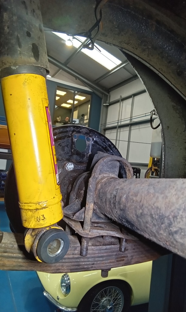 120626 1936 Fraser Nash BMW 319 Rear Diff Removal and Teardown 22