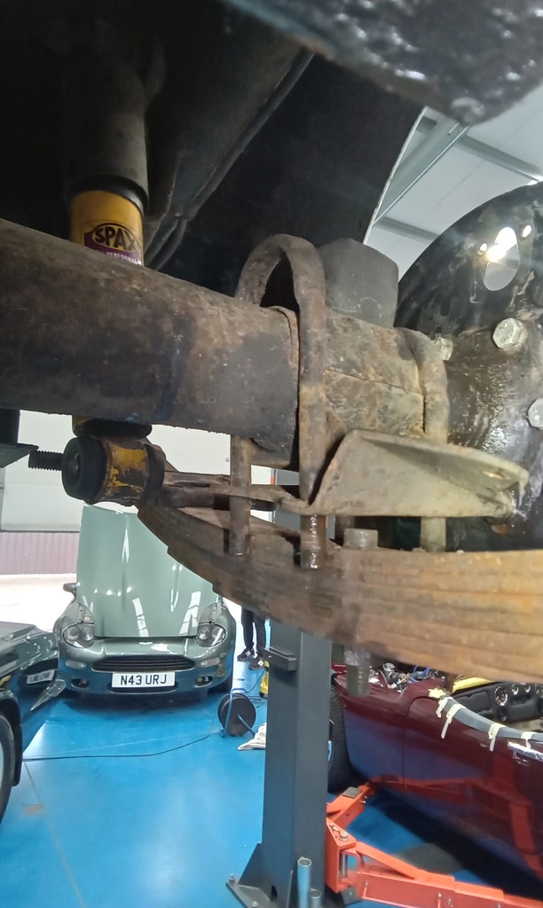 120626 1936 Fraser Nash BMW 319 Rear Diff Removal and Teardown 23