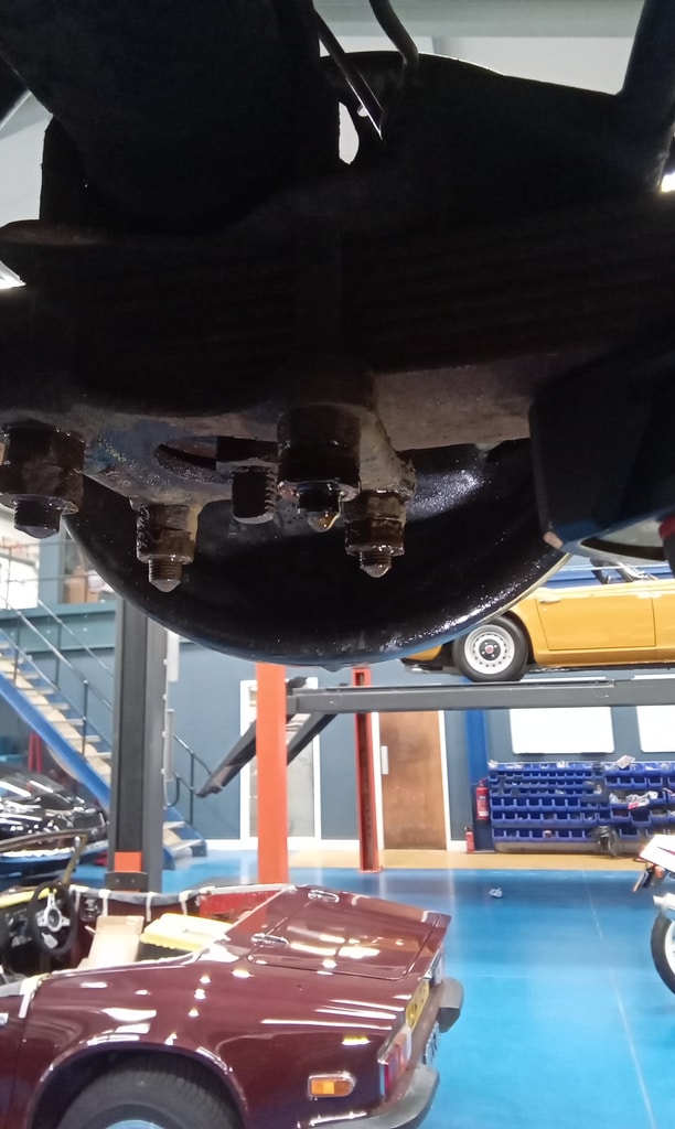120626 1936 Fraser Nash BMW 319 Rear Diff Removal and Teardown 4