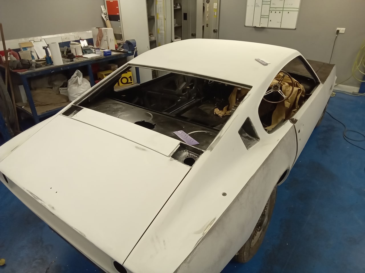 130626 1970 Aston Martin DBS Panel Levelling 8