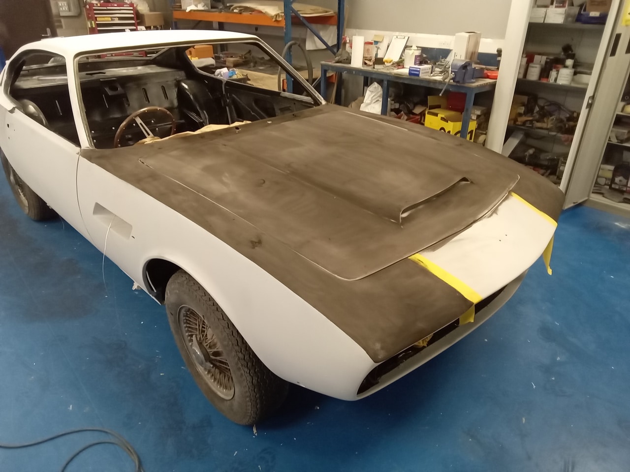 130626 1970 Aston Martin DBS Panel Levelling 9