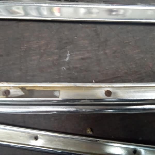 130626 1987 Mercedes 500SL Chrome Work Cleaned Up 3