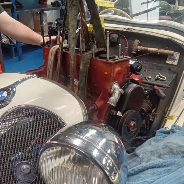 190626 1936 Fraser Nash BMW 319 Engine Removal 2