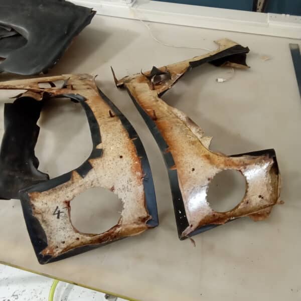 230626 1980 TVR 3000S Rear Arch Trims 17