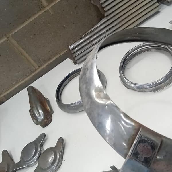 240626 1954 Aston Martin DB2 Chrome and Trim Strip Down and Inspection 102