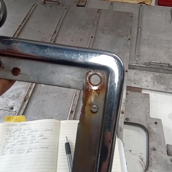 240626 1954 Aston Martin DB2 Chrome and Trim Strip Down and Inspection 67