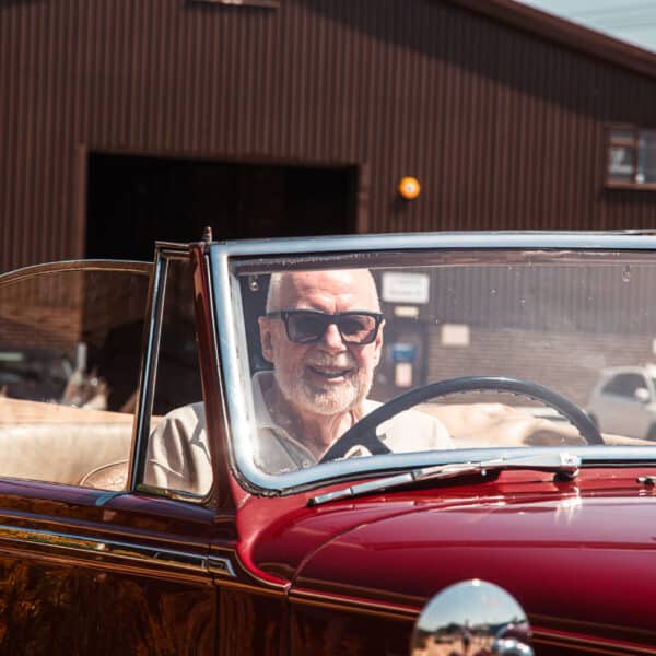250626 1952 Bentley MkVI Drophead Coupe Arrival 11