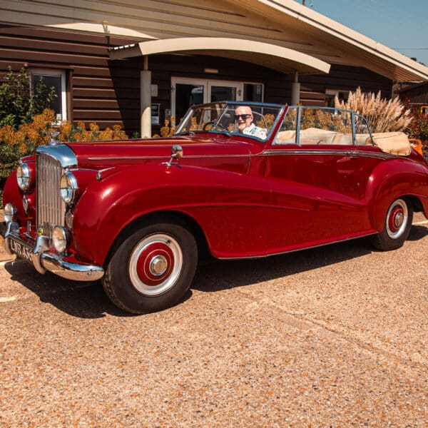 250626 1952 Bentley MkVI Drophead Coupe Arrival 14