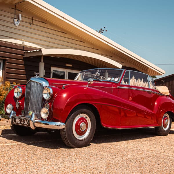 250626 1952 Bentley MkVI Drophead Coupe Arrival 2