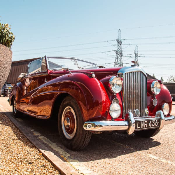 250626 1952 Bentley MkVI Drophead Coupe Arrival 9