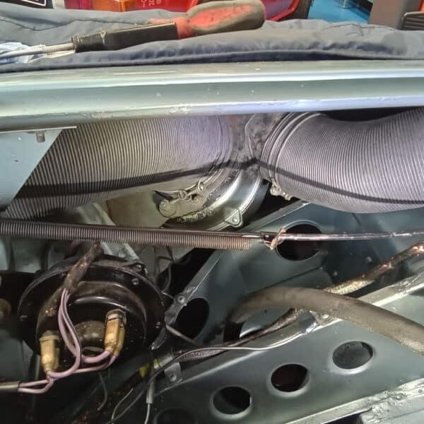 250626 1960 Austin Healey 3000 Wiring Moved for Ducts 2