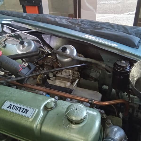 260626 1967 Austin Healey 3000 Carb Strip Air Filters and Fuel Filter 27
