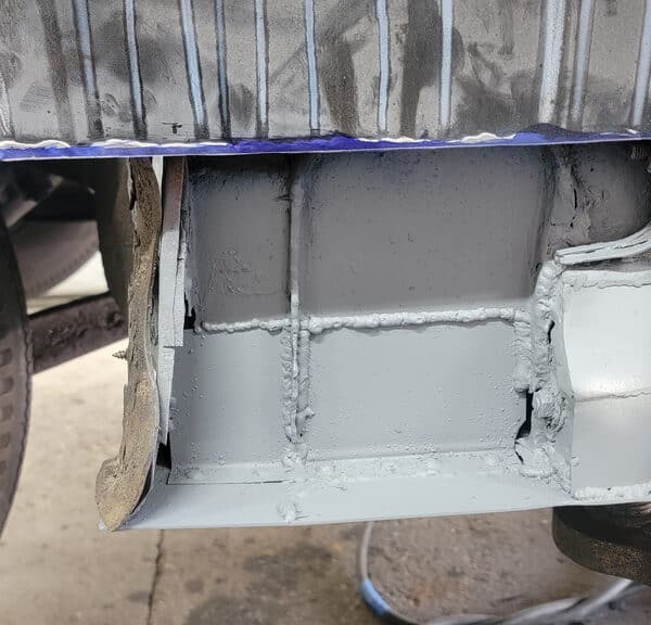 280526 1958 Rover 90 Left Wing Repaired
