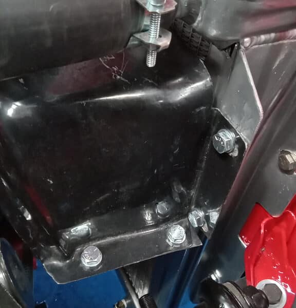290526 1955 Ford Thunderbird Radiator Cowling Adjustment 3