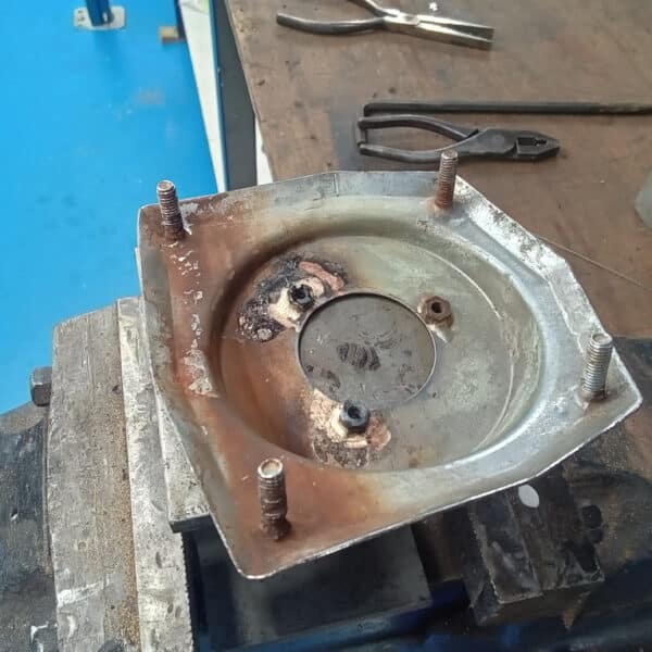 010726 1954 Aston Martin DB2 Chrome Repair 10