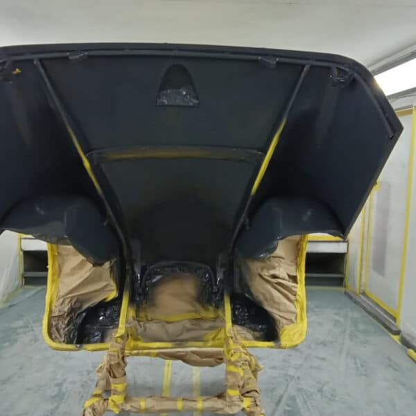 020726 1955 Aston Martin DB2 Drophead Bonnet Underside in Polyfan 2