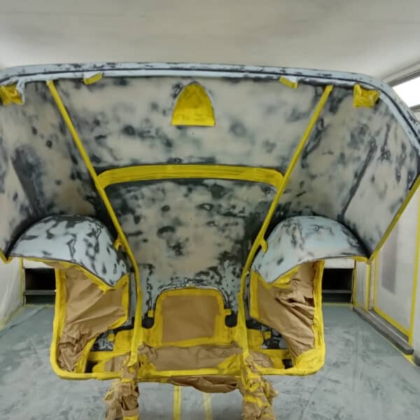 020726 1955 Aston Martin DB2 Drophead Bonnet Underside in Polyfan 3