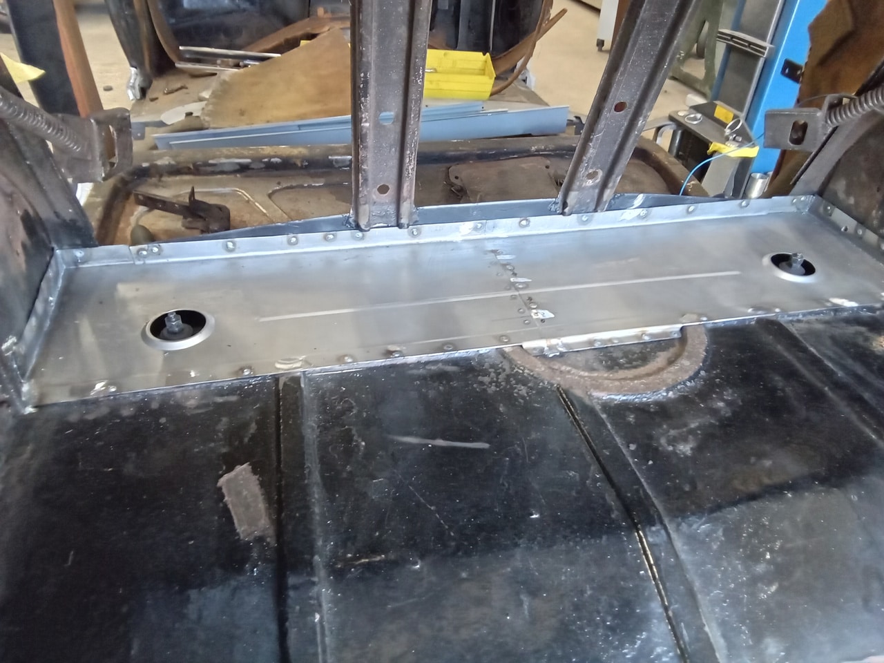020726 1958 Rover 90 Boot Floor New Panels 3
