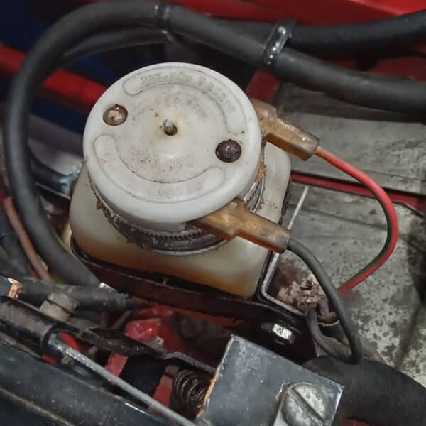 020726 1966 Jaguar E Type Blue Fluid Reservoir Sender Float Falling