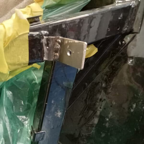070726 1955 Aston Martin DB2 Drophead Brackets Welded Back to Chassis 4