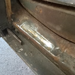 070726 1958 Rover 90 Floor Repairs