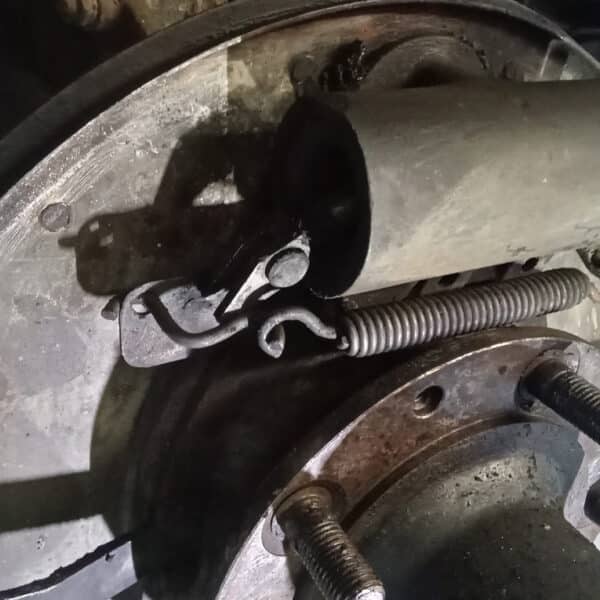 080726 1952 Bentley MkVI Drophead Front Brakes and Hood Removed 19