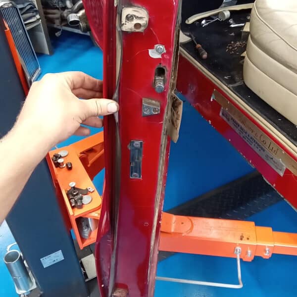 140726 1952 Bentley MkVI Drophead Door Teardown
