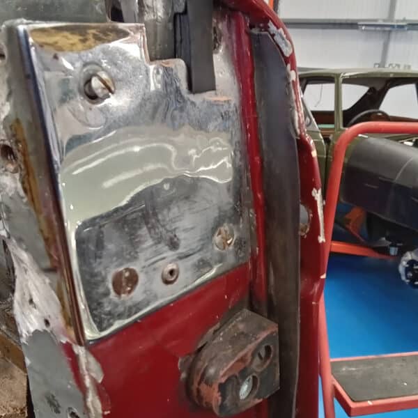 140726 1952 Bentley MkVI Drophead Drivers Door Panel and Internals