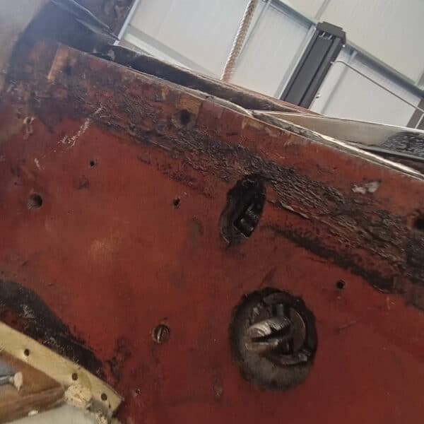 150726 1952 Bentley MkVI Drophead NS Door Teardown Photos 36