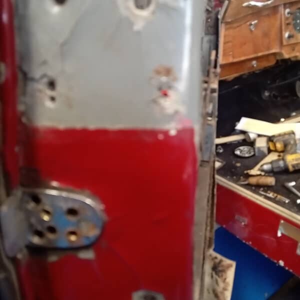 150726 1952 Bentley MkVI Drophead NS Door Teardown Photos 8