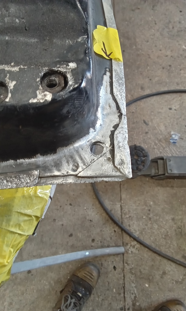 170726 1958 Rover 90 Doors Before Welding 2