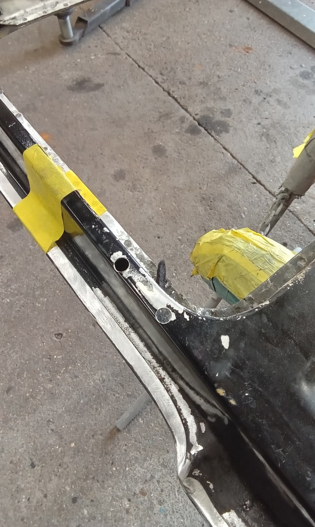 170726 1958 Rover 90 Doors Before Welding 4