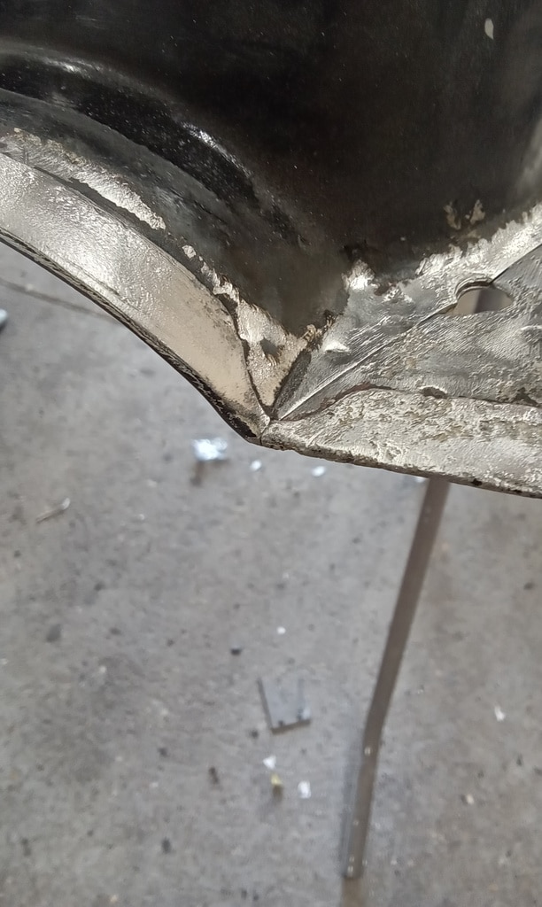 170726 1958 Rover 90 Doors Before Welding 5