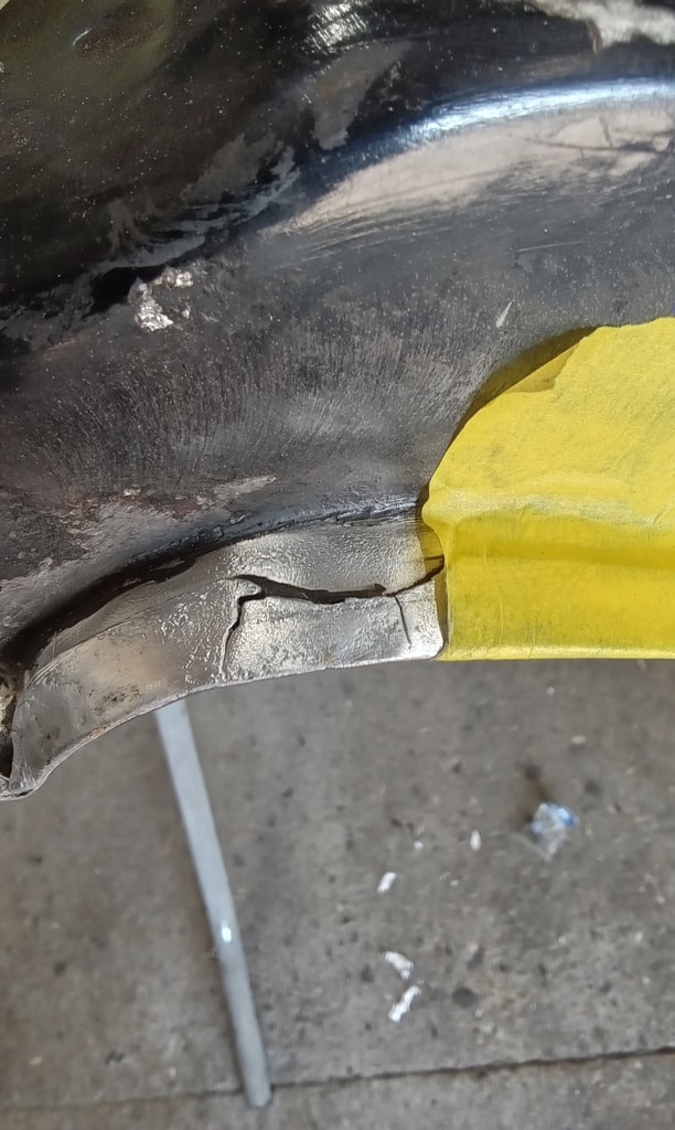 170726 1958 Rover 90 Doors Before Welding 8