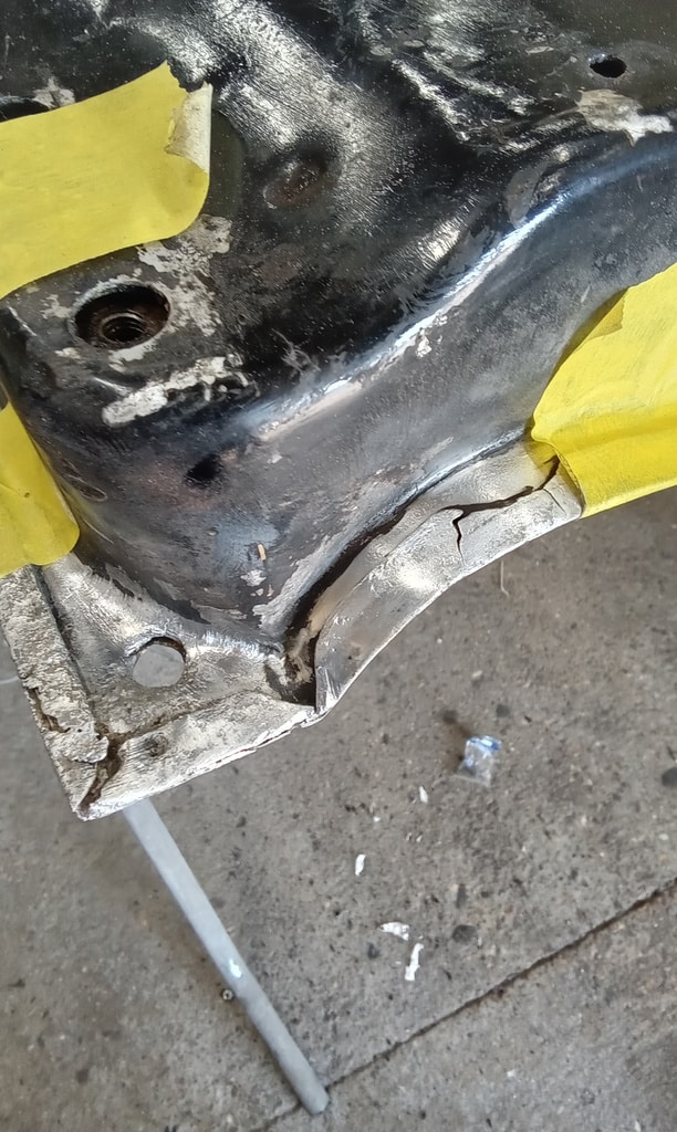 170726 1958 Rover 90 Doors Before Welding 9