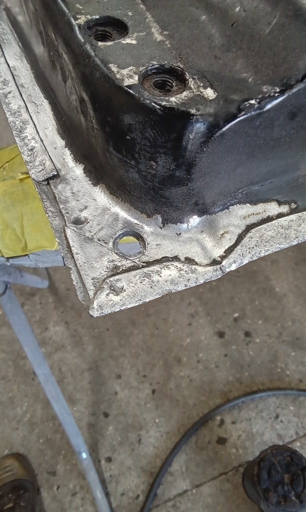 170726 1958 Rover 90 Doors Before Welding