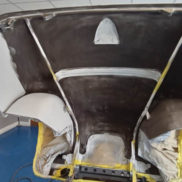 27072026 1955 Aston Martin DB24 Drophead interior and bonnet prep 1