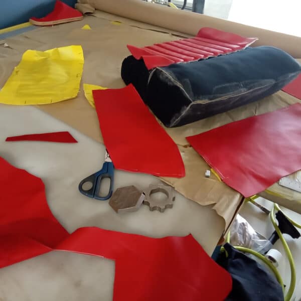 27072026 1955 Aston Martin DB24 Drophead interior and bonnet prep 15
