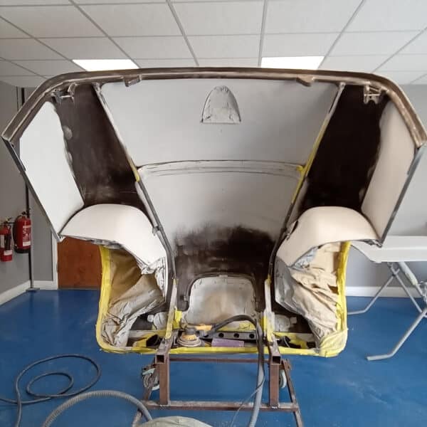 27072026 1955 Aston Martin DB24 Drophead interior and bonnet prep 2