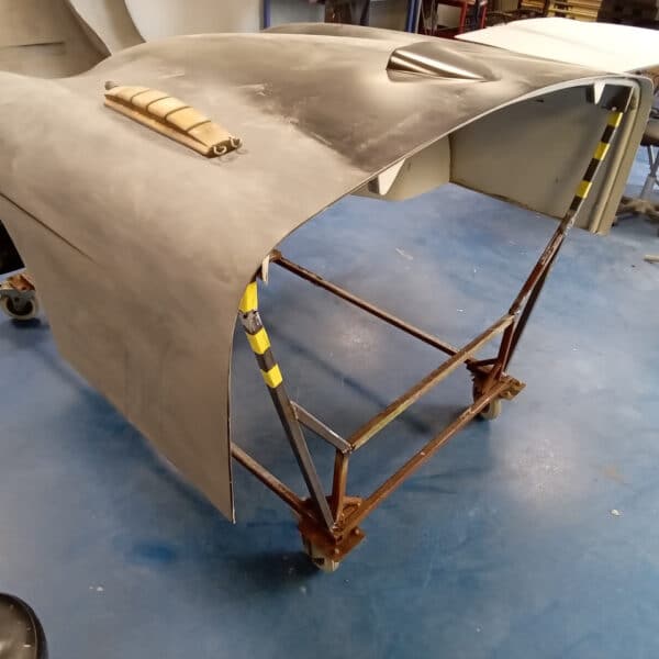 27072026 1955 Aston Martin DB24 Drophead interior and bonnet prep 4