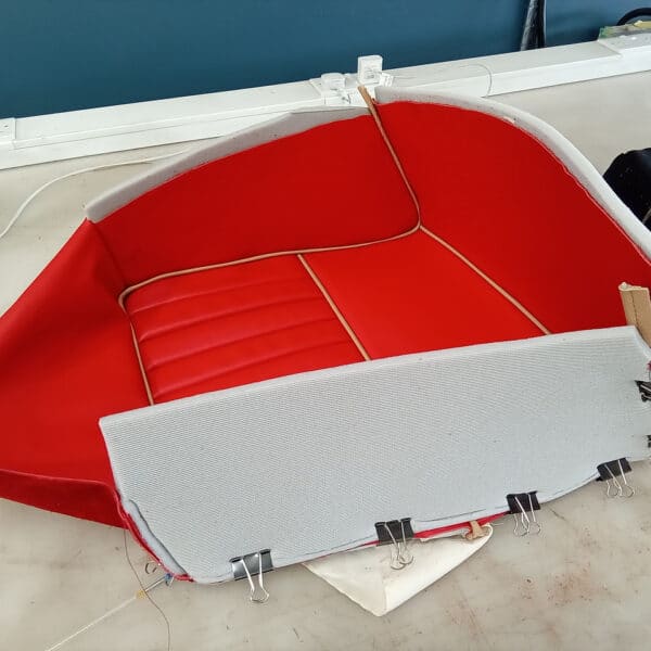 27072026 1955 Aston Martin DB24 Drophead interior and bonnet prep 9