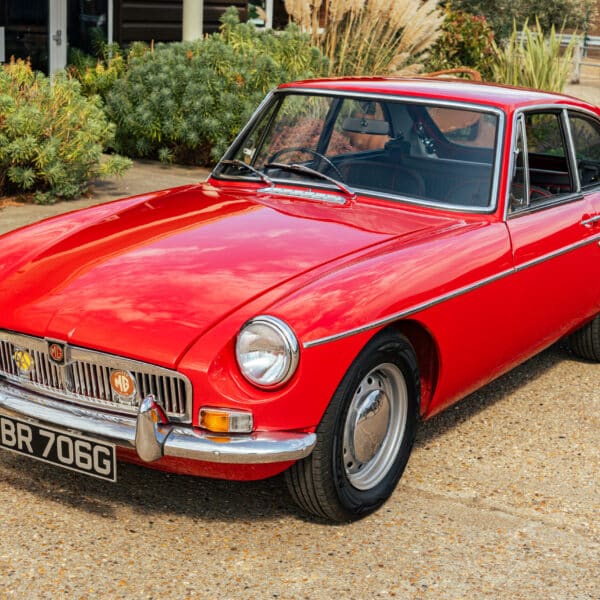 Red MG B GT 2