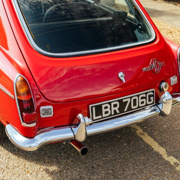 Red MG B GT 6 1
