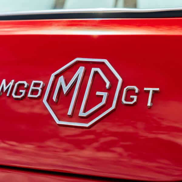 Red MG B GT 7 1