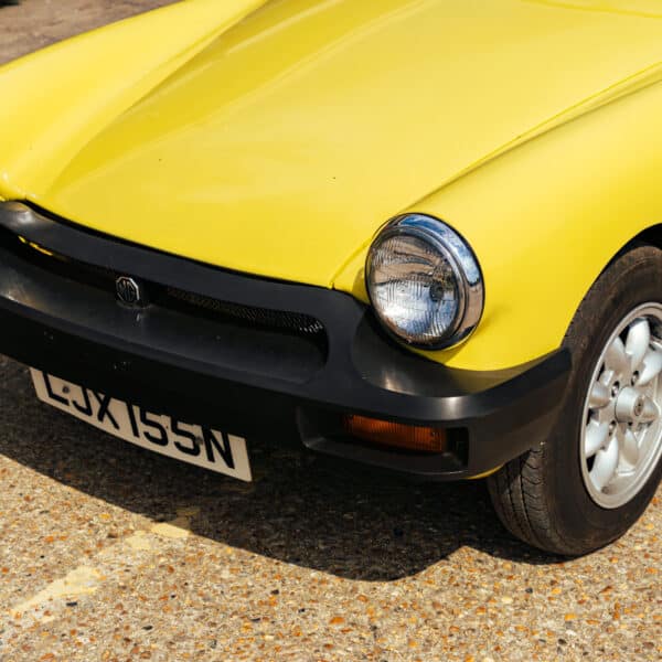 Yellow MG Midget 3