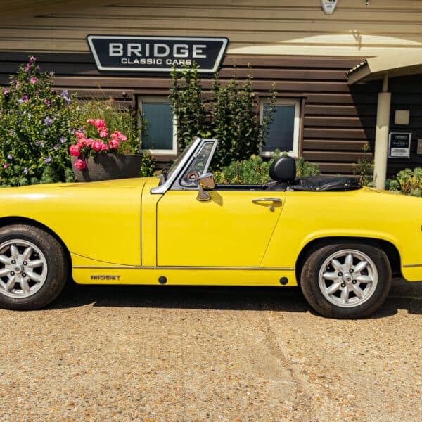Yellow MG Midget 4