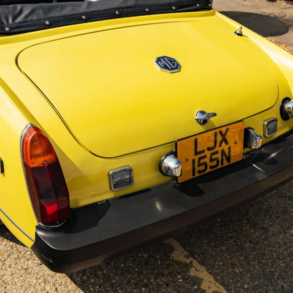Yellow MG Midget 5