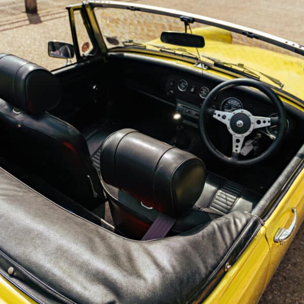 Yellow MG Midget 6