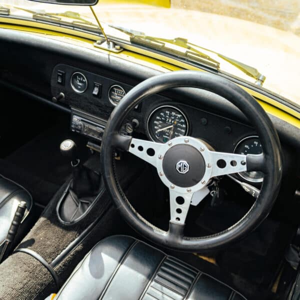 Yellow MG Midget 8